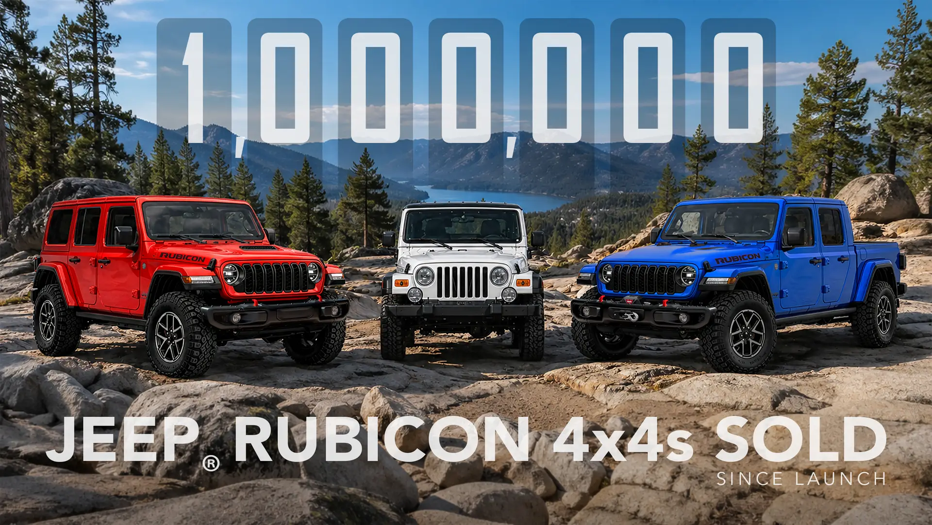After It Nearly Didn’t Happen At All, Jeep Celebrates Selling 1 Million Rubicon Wranglers and Gladiators
