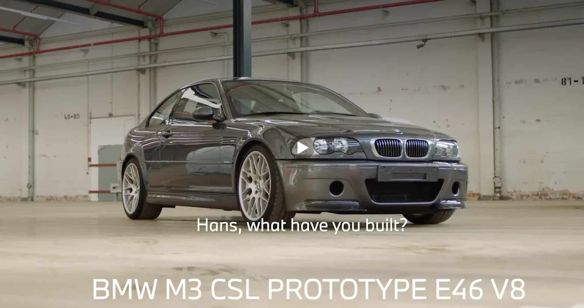 BMW had four secret CSL prototypes. Only one should have been built