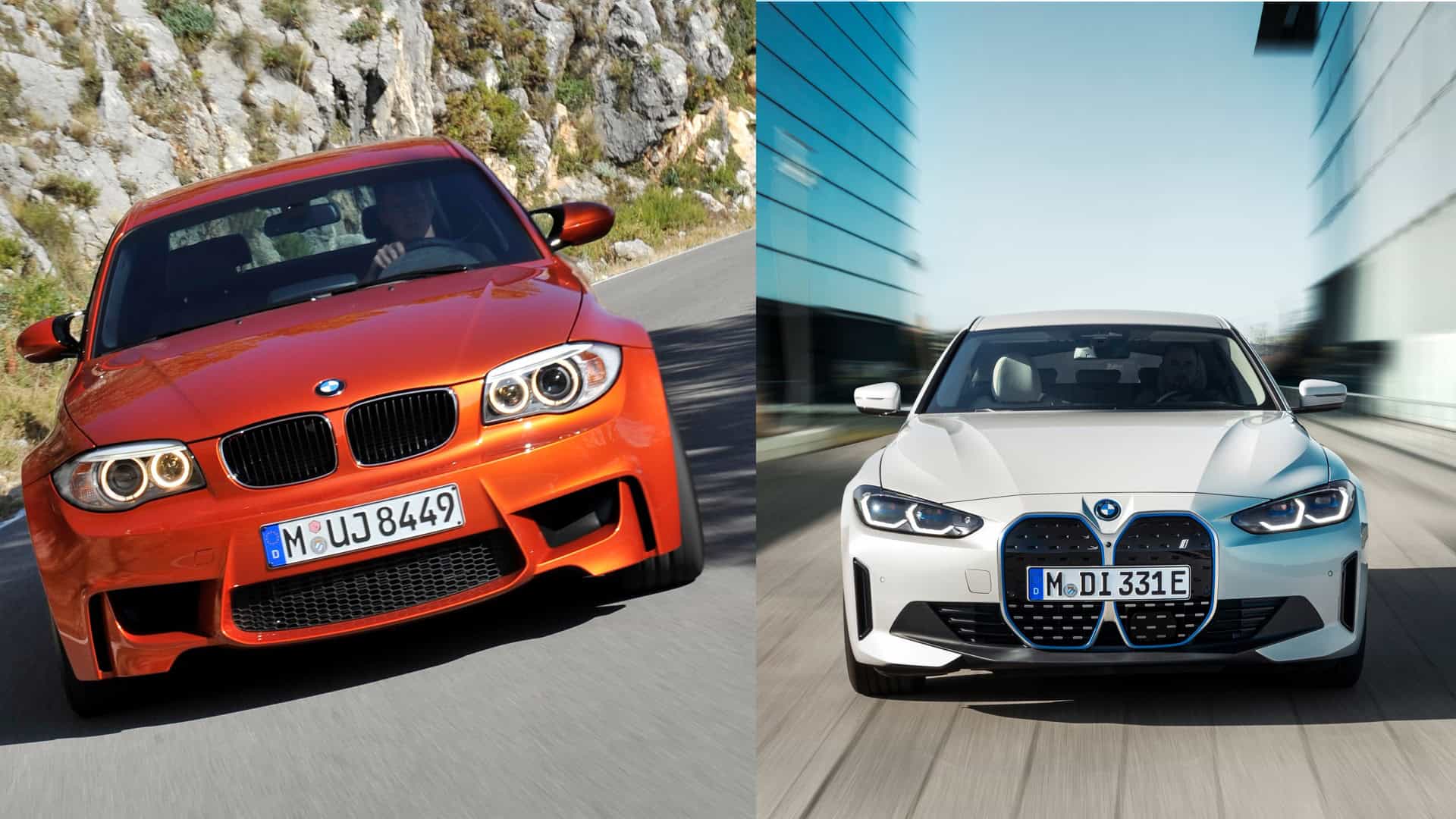 BMW 1M vs. i4 eDrive40